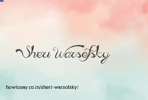 Sheri Warsofsky