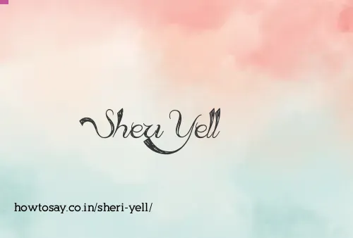 Sheri Yell