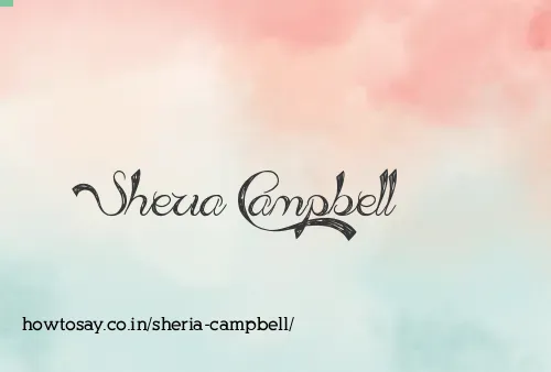Sheria Campbell
