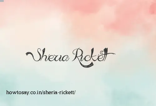 Sheria Rickett