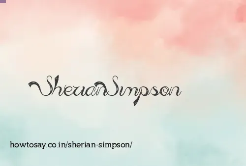 Sherian Simpson