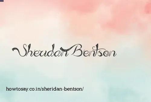 Sheridan Bentson