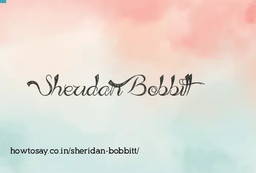 Sheridan Bobbitt