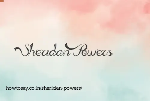 Sheridan Powers