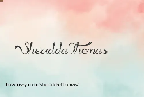Sheridda Thomas