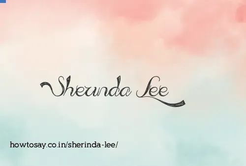 Sherinda Lee