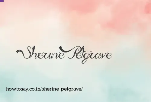 Sherine Petgrave