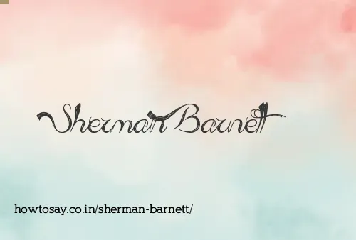 Sherman Barnett
