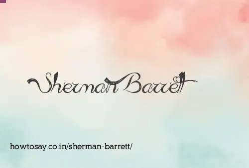 Sherman Barrett