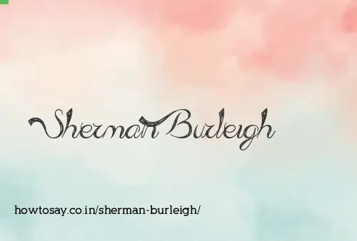 Sherman Burleigh