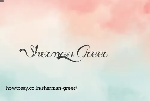Sherman Greer