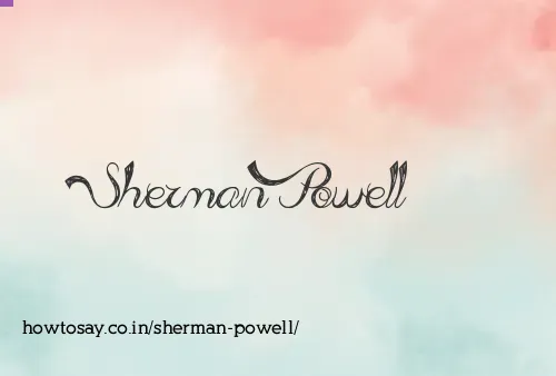 Sherman Powell