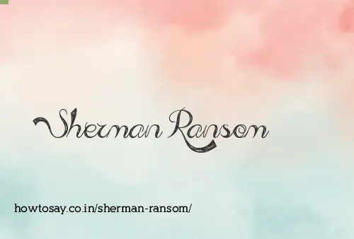 Sherman Ransom