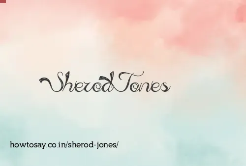 Sherod Jones
