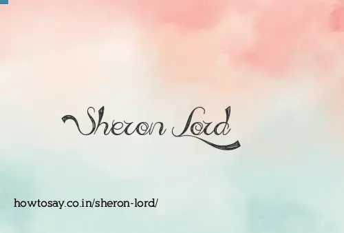 Sheron Lord