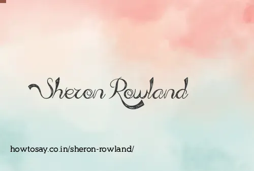 Sheron Rowland