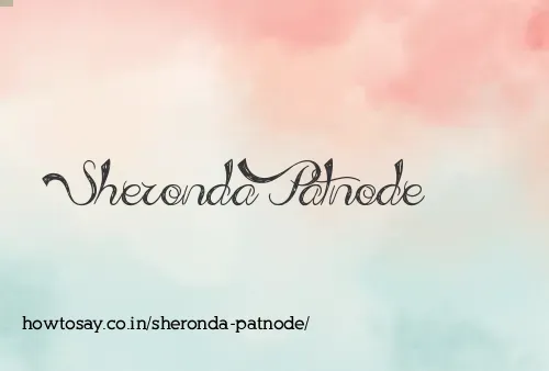Sheronda Patnode