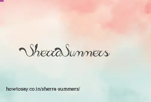 Sherra Summers