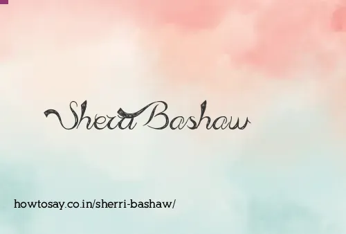 Sherri Bashaw