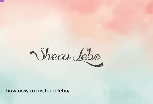 Sherri Lebo