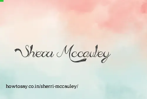 Sherri Mccauley