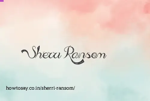Sherri Ransom