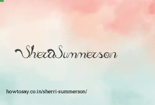 Sherri Summerson