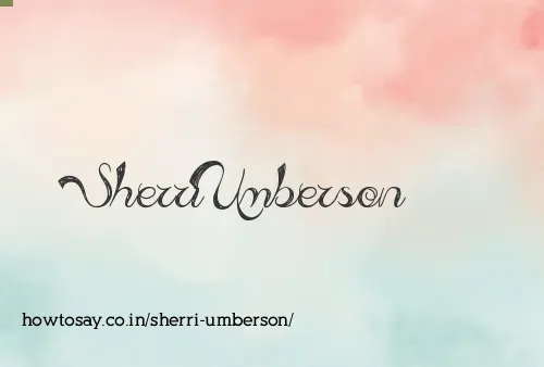 Sherri Umberson