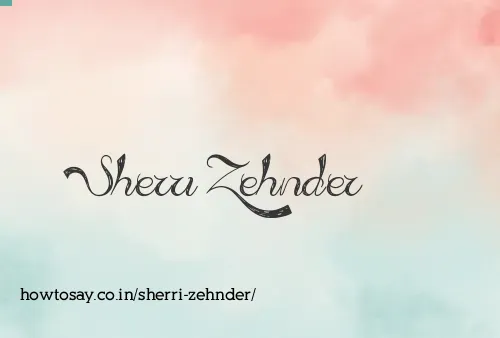 Sherri Zehnder