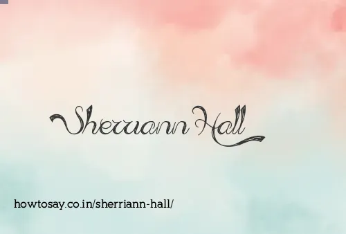 Sherriann Hall
