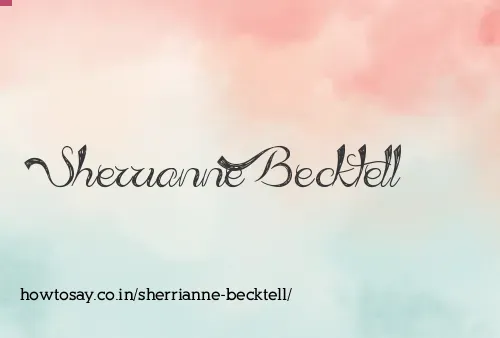 Sherrianne Becktell