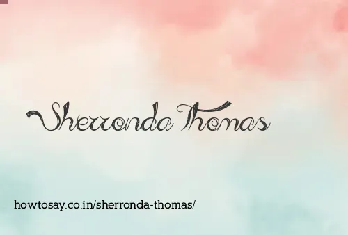 Sherronda Thomas