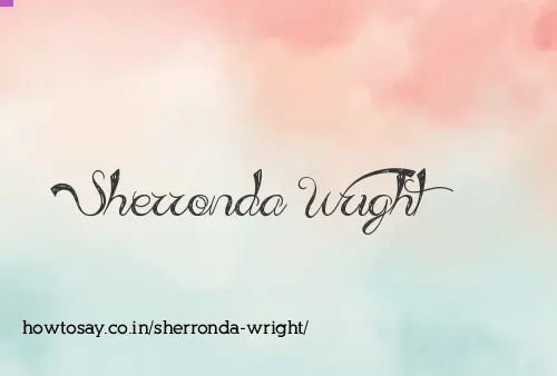 Sherronda Wright
