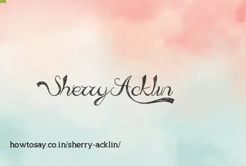 Sherry Acklin
