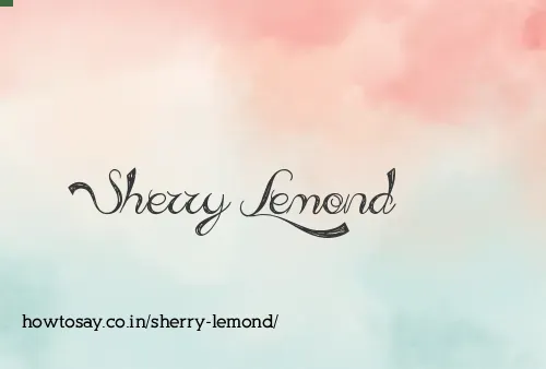 Sherry Lemond