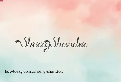 Sherry Shandor