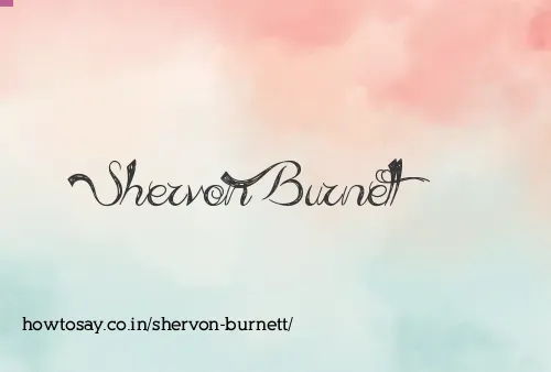 Shervon Burnett