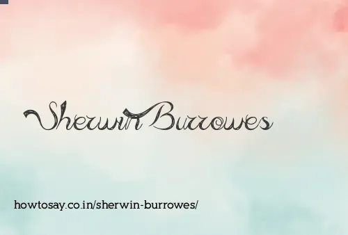 Sherwin Burrowes