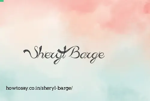 Sheryl Barge