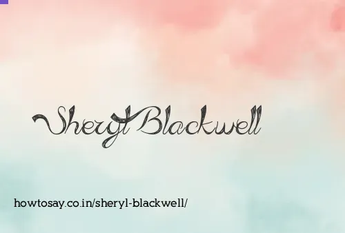 Sheryl Blackwell