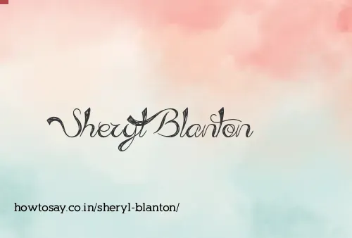 Sheryl Blanton