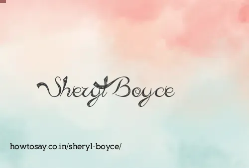 Sheryl Boyce