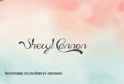 Sheryl Cannon