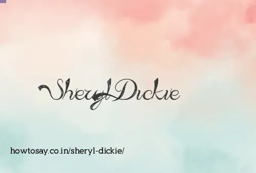 Sheryl Dickie