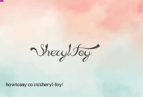 Sheryl Foy