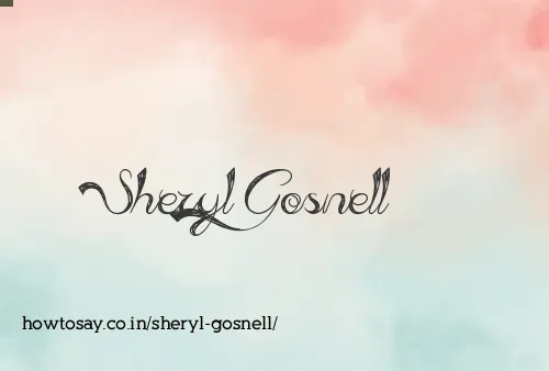Sheryl Gosnell