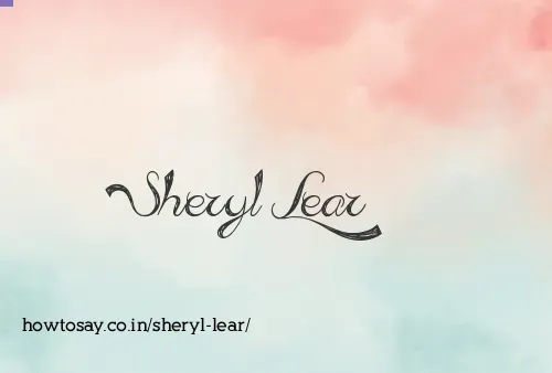 Sheryl Lear