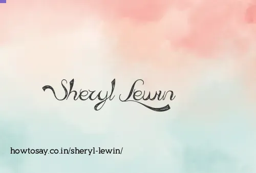 Sheryl Lewin