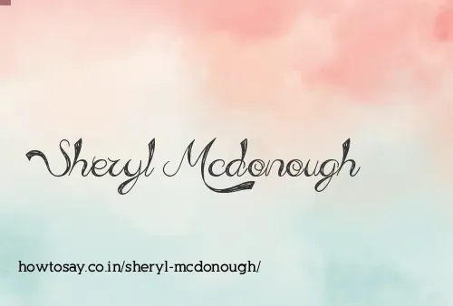 Sheryl Mcdonough