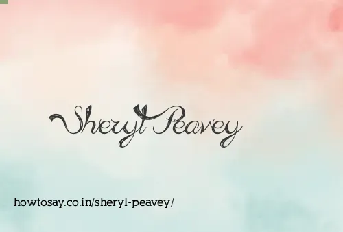 Sheryl Peavey